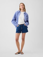 Gap Dark Wash 2.5 inch Track Shorts - Image 3 of 6