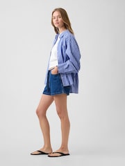 Gap Dark Wash 2.5 inch Track Shorts - Image 4 of 6