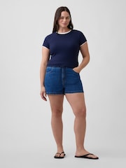 Gap Dark Wash 2.5 inch Track Shorts - Image 5 of 6