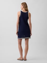 Gap Navy Crochet Mini Sleeveless Dress - Image 2 of 4