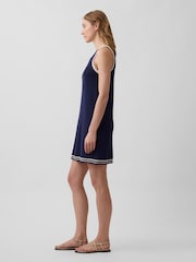 Gap Navy Crochet Mini Sleeveless Dress - Image 3 of 4
