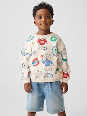 Gap Cream Brannan Bear VintageSoft Sweatshirt (6mths-5yrs) - Image 1 of 4