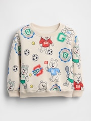 Gap Cream Brannan Bear VintageSoft Sweatshirt (6mths-5yrs) - Image 2 of 4