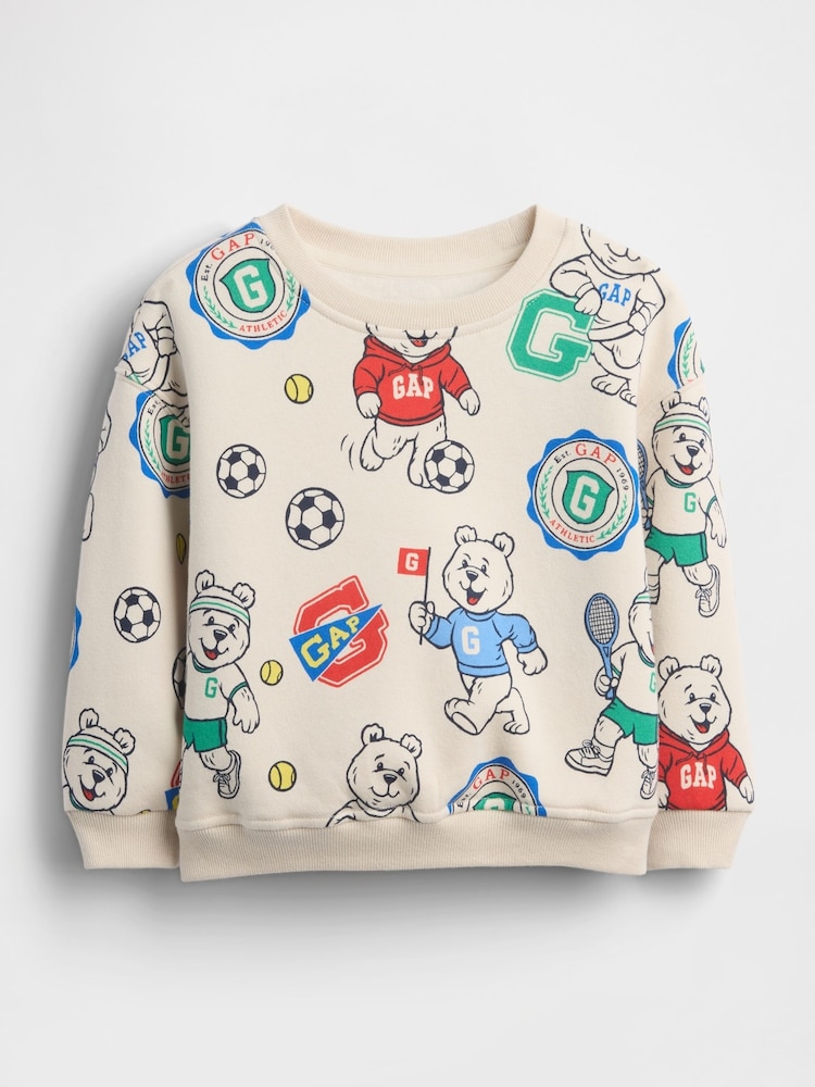 Gap Cream Brannan Bear VintageSoft Sweatshirt (6mths-5yrs) - Image 2 of 4