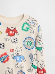 Gap Cream Brannan Bear VintageSoft Sweatshirt (6mths-5yrs) - Image 4 of 4