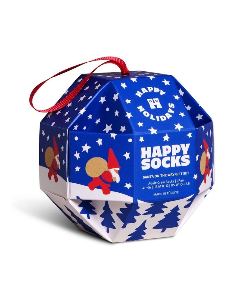 Happy Socks Santa On The Way Socks Gift Set - 3şəkildən 3 şəkil