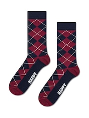 Happy Socks Everyday Gingerbread Man Socks 3 Pack - 4şəkildən 3 şəkil