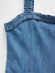 Gap Mid Wash Denim Drop-Waist Dress (4-13yrs) - Image 3 of 3