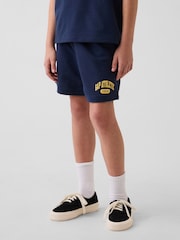 Gap Navy Relaxed Pull On French Terry Shorts (4-13yrs) - Image 2 of 3