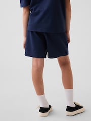 Gap Navy Relaxed Pull On French Terry Shorts (4-13yrs) - Image 3 of 3