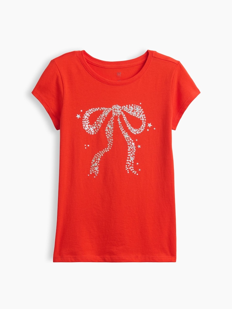 Rød Sløjfe - Gap Kids Graphic T-Shirt (4-13yrs) - Billede 1 af 3 Rød Sløjfe - Gap Kids Graphic T-Shirt (4-13yrs) - Billede 1 af 3