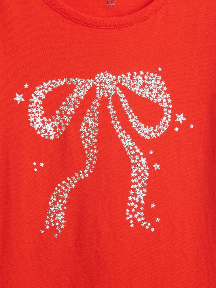 Rød Sløjfe - Gap Kids Graphic T-Shirt (4-13yrs) - Billede 3 af 3 Rød Sløjfe - Gap Kids Graphic T-Shirt (4-13yrs) - Billede 3 af 3