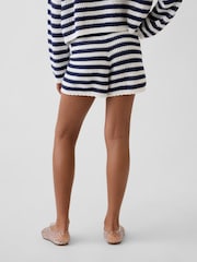 Gap Blue/White Crochet Stripe Easy Shorts (4-13yrs) - Image 2 of 5