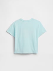 Gap Blue Oversized Graphic T-Shirt (4-13yrs) - Image 2 of 3