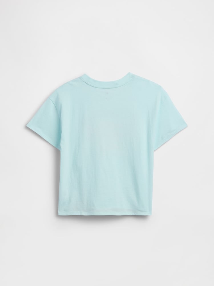 Gap Blue Oversized Graphic T-Shirt (4-13yrs) - Image 2 of 3 Gap Blue Oversized Graphic T-Shirt (4-13yrs) - Image 2 of 3