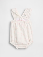 Gap White Logo Bubble One-Piece (0-24mths) - Image 2 of 2
