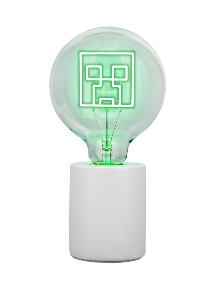 Paladone Minecraft Creeper LED Neon Bulb Lamp - Image 1 of 4