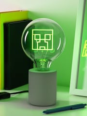 Paladone Minecraft Creeper LED Neon Bulb Lamp - Image 3 of 4