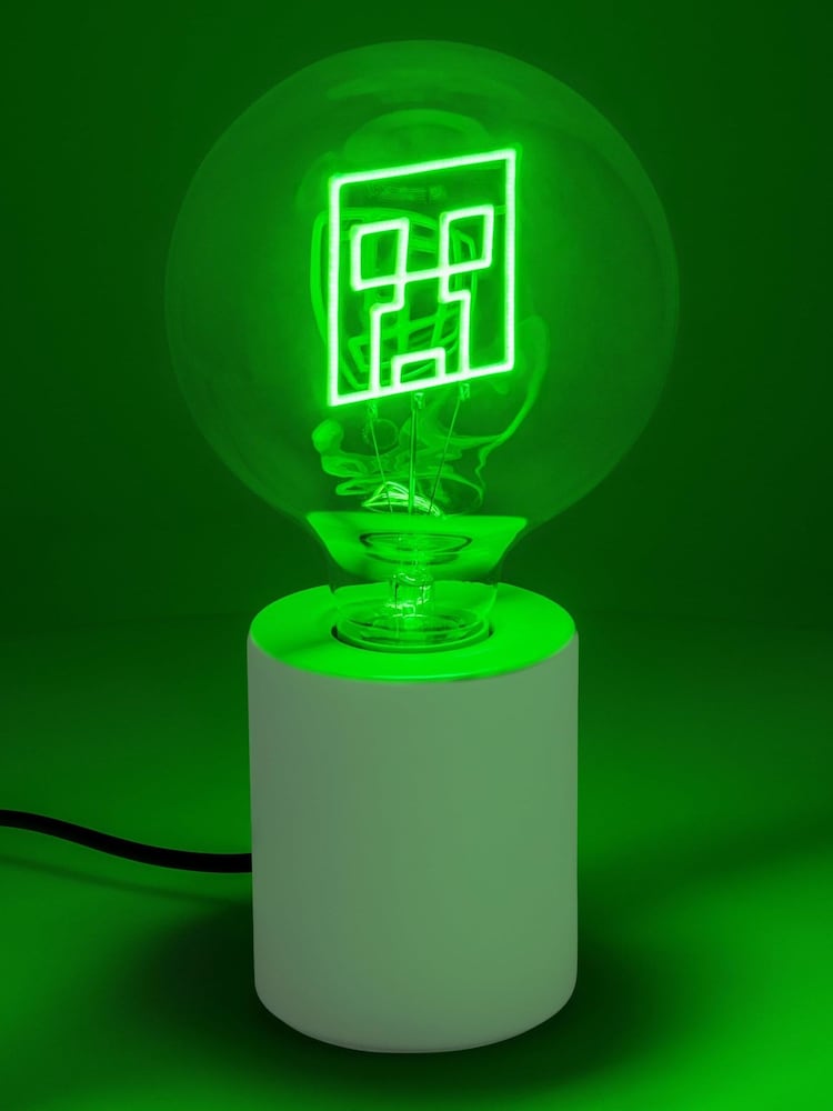 Paladone Minecraft Creeper LED Neon Bulb Lamp - Image 4 of 4