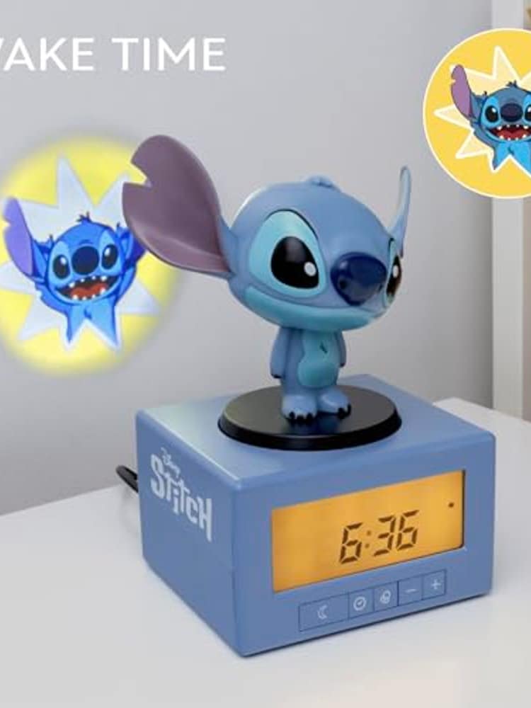 Paladone Stitch Sleep Training Alarm Clock - Image 2 of 4
