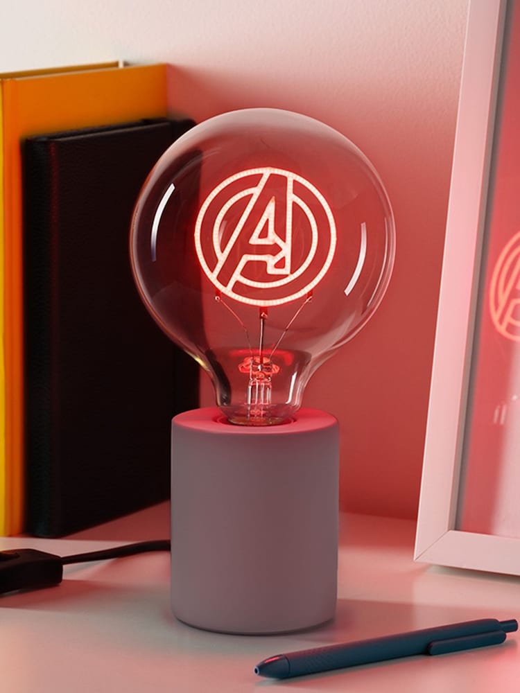Paladone Marvel Avengers LED Neon Bulb Lamp - Image 1 of 4