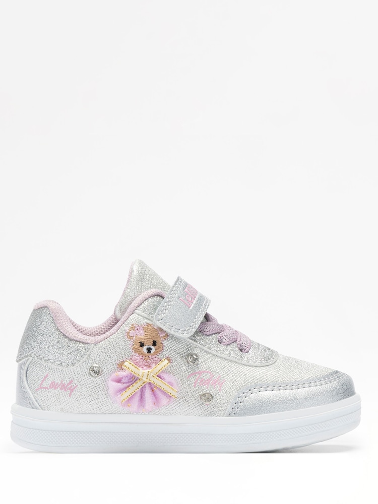 Lelli Kelly Silver Mille Stelle Baby Kelly Trainers - Image 1 of 4