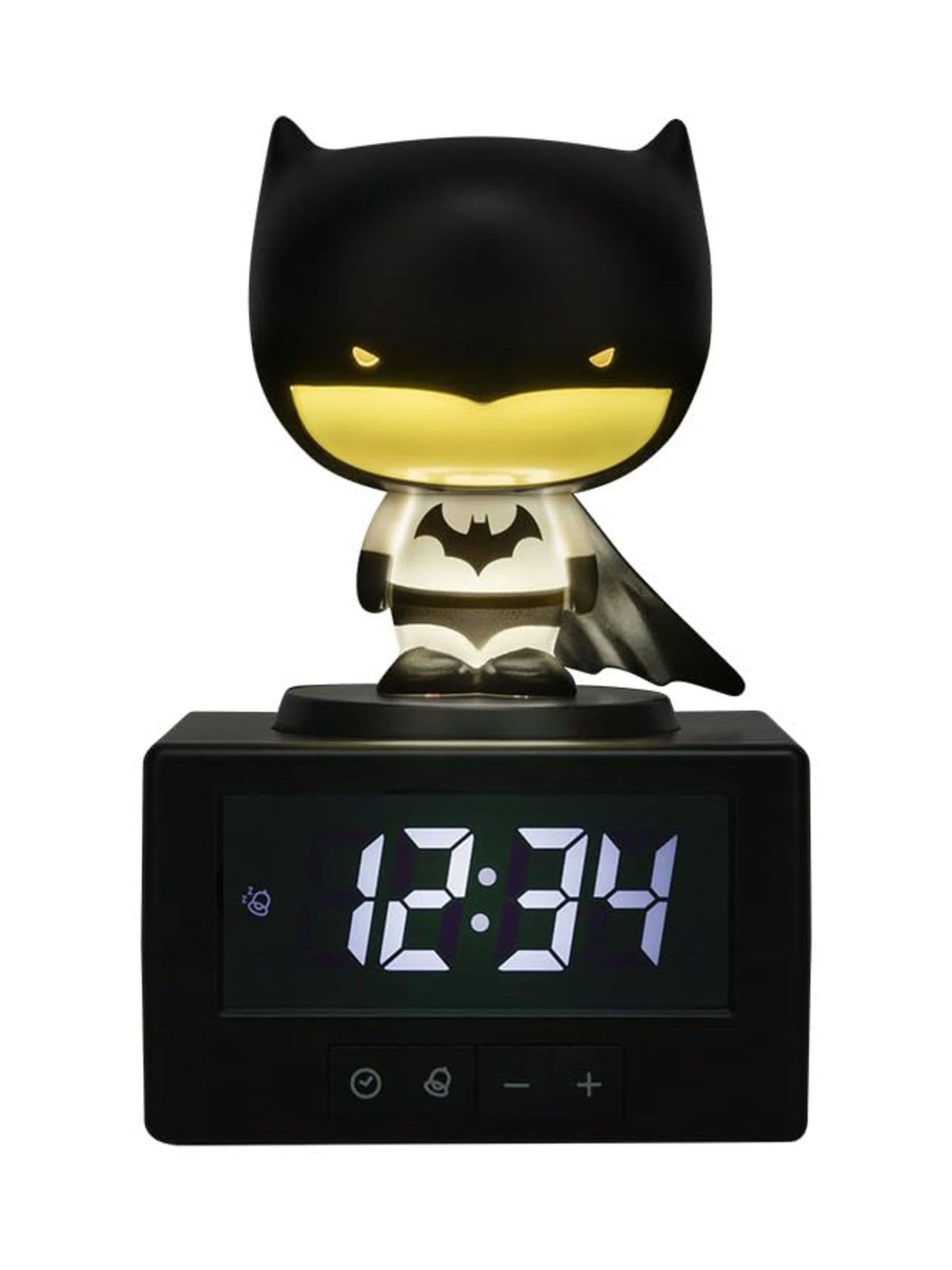Paladone Batman Figure Icon Alarm Clock - Officially DC Comics Licensed Boys Bedroom Night Light & Decor - Image 4