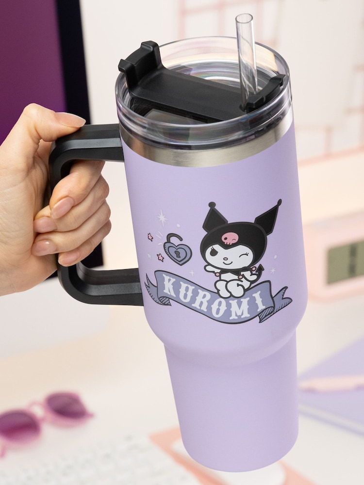 Paladone Kuromi Insulated Tumbler with Straw - Image 1 of 3