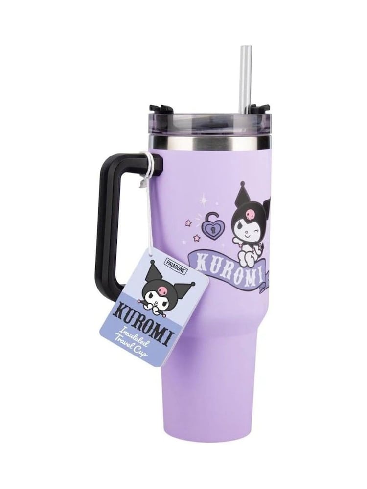Paladone Kuromi Insulated Tumbler with Straw - Image 2 of 3