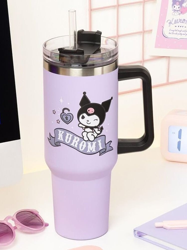Paladone Kuromi Insulated Tumbler with Straw - Image 3 of 3