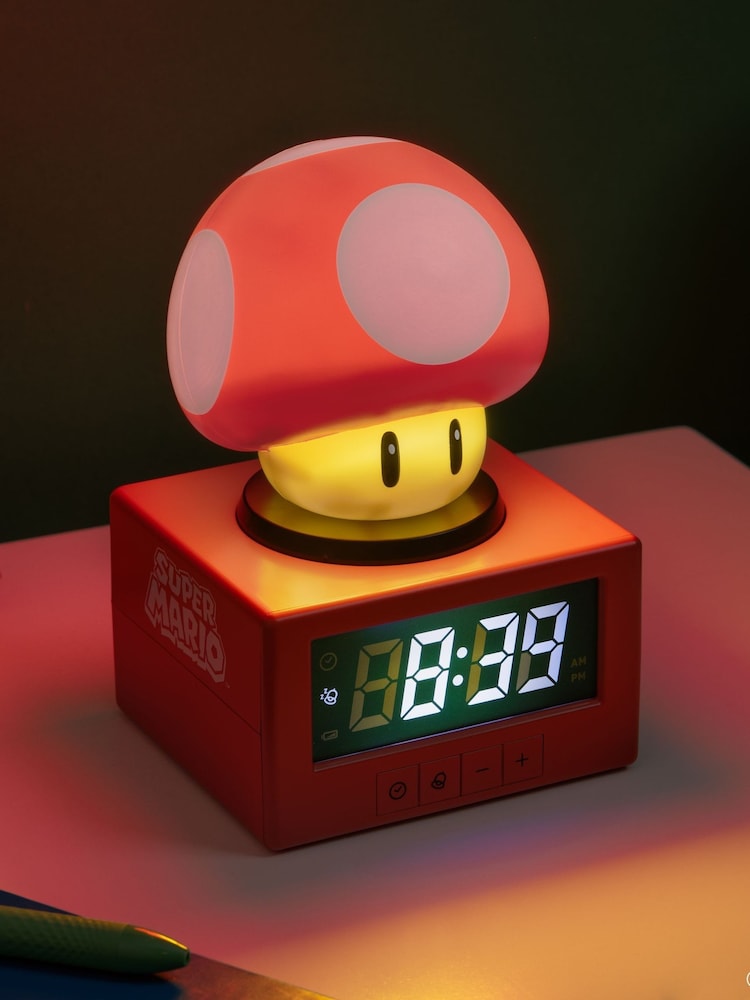 Paladone Super Mario Mushroom Icon Alarm Clock - Image 3 of 3