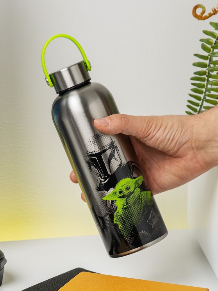 Paladone Mandalorian & Grogu Metal Bottle - Image 2 of 3