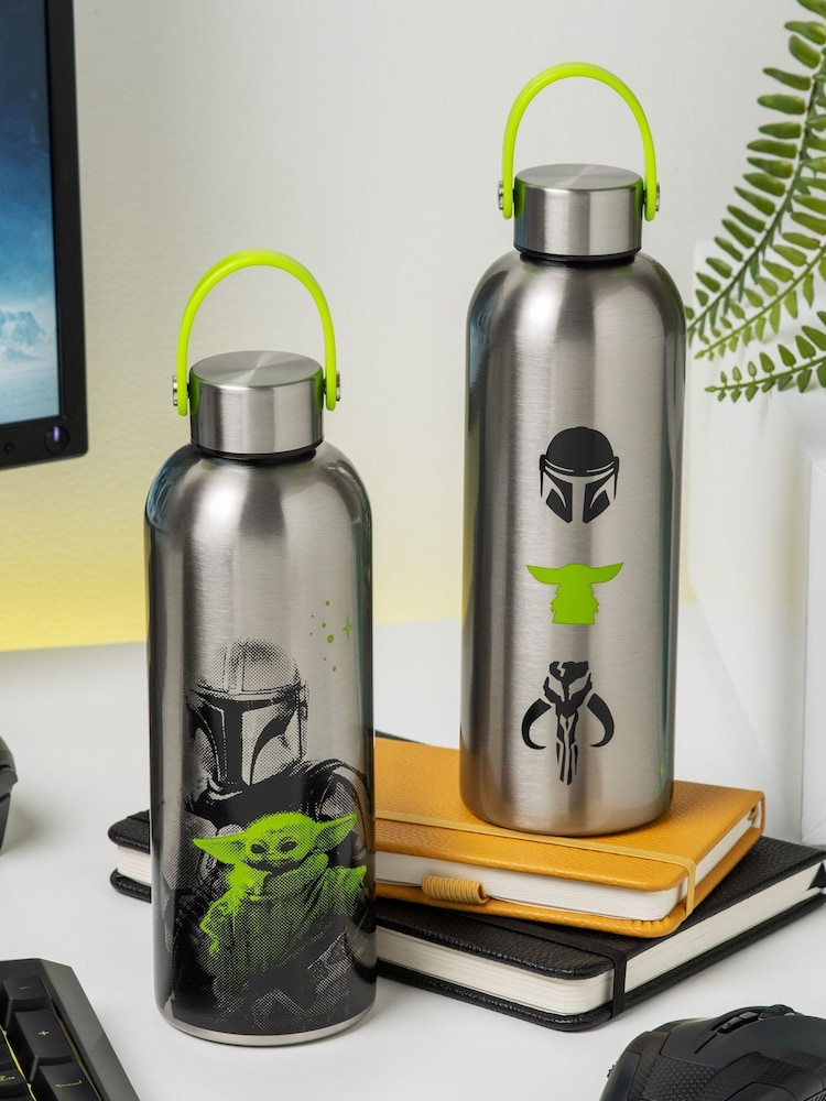 Paladone Mandalorian & Grogu Metal Bottle - Image 3 of 3