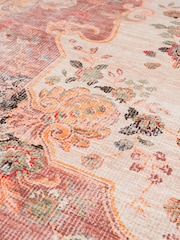 kukoon Pink Washable Dusk Medallion Cotton Rug - Image 6 of 6