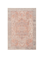 kukoon Terracotta Washable Sisu Vintage Cotton Rug - Image 2 of 6