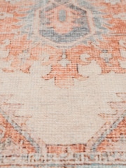 kukoon Terracotta Washable Sisu Vintage Cotton Rug - Image 6 of 6