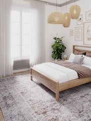 kukoon Beige Washable Elsie Soft Vintage Traditional Area Rug - Image 1 of 6