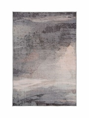 kukoon Grey Washable Soft Dara Abstract Area Rug - Image 5 of 6