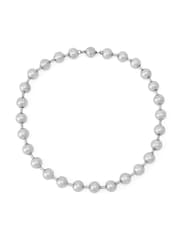 AllSaints Silver Tone Ball Chain Collar Necklace - Image 1 of 4