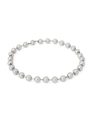 AllSaints Silver Tone Ball Chain Collar Necklace - Image 2 of 4