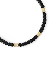 AllSaints Gold Tone Clara Beaded Strand Stretch Bracelet - Image 3 of 3