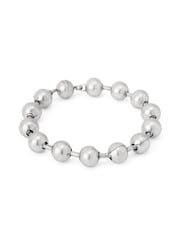 AllSaints Silver Tone Ball Chain Strand Bracelet - Image 2 of 3