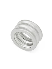 AllSaints Silver Tone Janna Multi Tube Band Ring - Image 2 of 3
