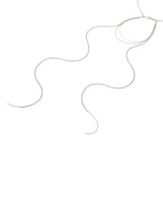 AllSaints Silver Tone Nellie Pearl Layered Statement Necklace - Image 3 of 4