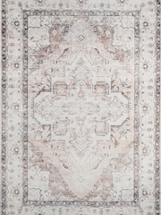 kukoon Beige Washable Margot Flatwoven Vintage Distressed Area Rug - Image 2 of 6