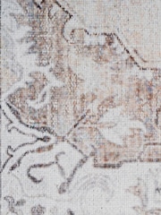 kukoon Beige Washable Margot Flatwoven Vintage Distressed Area Rug - Image 6 of 6