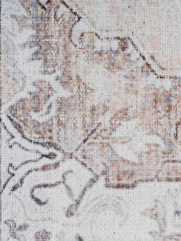 kukoon Beige Washable Margot Flatwoven Vintage Distressed Area Rug - Image 6 of 6