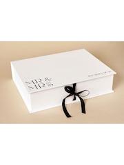 Widdop White A4 Keepsake Box 'Mr & Mrs' - Image 1 of 4
