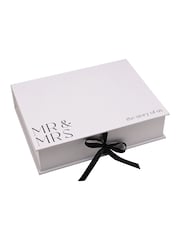Widdop White A4 Keepsake Box 'Mr & Mrs' - Image 2 of 4