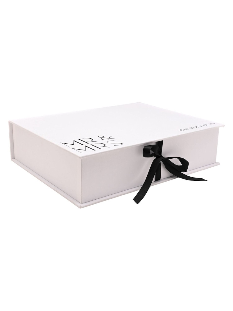Widdop White A4 Keepsake Box 'Mr & Mrs' - Image 3 of 3 Widdop White A4 Keepsake Box 'Mr & Mrs' - Image 3 of 3